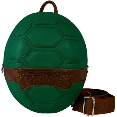 Teenage Mutant Ninja Turtles - Anime Handväska - Loungefly - Classic Molded Sling Bag - för Dam - grön/brun