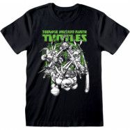 Teenage Mutant Ninja Turtles - Anime T-shirt - Freefall - S XXL - för Herr - svart