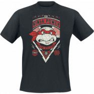 Teenage Mutant Ninja Turtles - Anime T-shirt - Raphael - Ninja Power - M - för Herr - svart