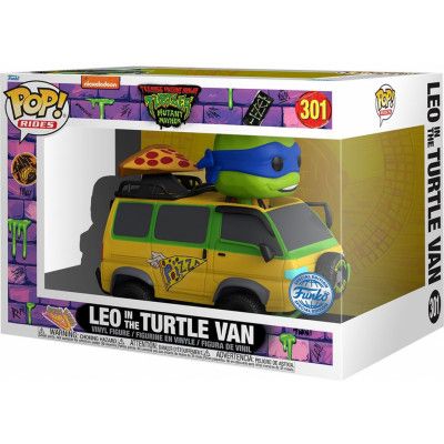 Teenage Mutant Ninja Turtles - Leon in the Turtle Van (Pop! Ride Super Deluxe) Vinyl Figur 301 - Funko Pop! - Funko Shop Europe