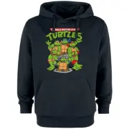 Teenage Mutant Ninja Turtles Luvtröja - Turtles Group - S 3XL - för Herr - svart