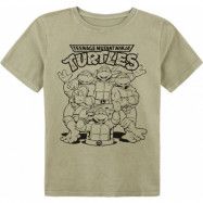 Teenage Mutant Ninja Turtles T-shirt - Barn - T-shirt - Teenage Mutant Ninja Turtles - 98 128 - för barn - grön