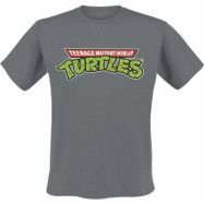 Teenage Mutant Ninja Turtles T-shirt - TMNT Classic Logo - S XXL - för Herr - mörkgrå