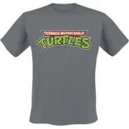 Teenage Mutant Ninja Turtles T-shirt - TMNT Classic Logo - S XXL - för Herr - mörkgrå