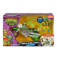 Turtles Mutant Mayhem Ninja Kick Cycle med Leonardo
