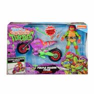 Turtles Mutant Mayhem Purple Dragon Cycle med Raphael