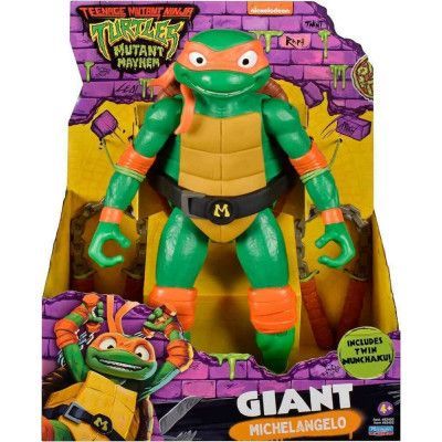 Teenage Mutant Ninja Turtles Mutant Mayhem Stor Figur 30cm Michelangelo - Turtles -  Leksaksaffären