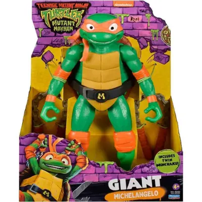 Teenage Mutant Ninja Turtles Mutant Mayhem Stor Figur 30cm Michelangelo - Turtles -  Leksaksaffären