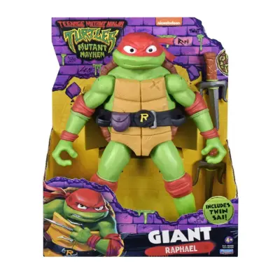 Teenage Mutant Ninja Turtles Mutant Mayhem Stor Figur 30cm Raphael - Turtles -  Leksaksaffären