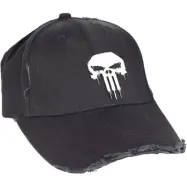 The Punisher - Marvel Keps - Skull Logo - för  svart