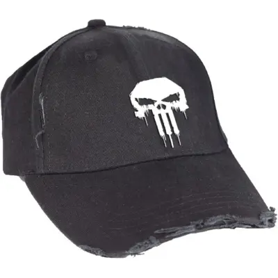 The Punisher - Marvel Keps - Skull Logo - för  svart