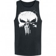 The Punisher - Marvel Linnen - Sprayed Skull Logo - S XXL - för Herr - svart