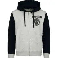 The Punisher - Marvel Luvjacka - Skull - S 3XL - för Herr - grå/skiffer