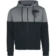 The Punisher - Marvel Luvjacka - Skull - S XXL - för Herr - svart/grå