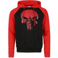 The Punisher - Marvel Luvtröja - Logo Skull - M XL - för Herr - svart/röd