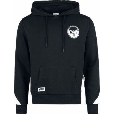 The Punisher - Marvel Luvtröja - Skull - S L - för Herr - svart/vit