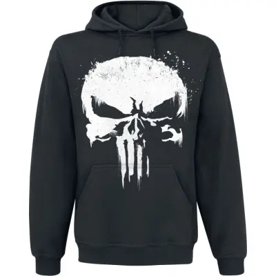The Punisher - Marvel Luvtröja - Sprayed Skull Logo - M XXL - för Herr - svart