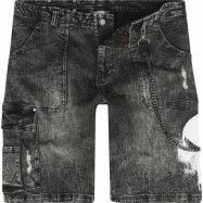 The Punisher - Marvel Shorts - Skull - S XXL - för Herr - svart denim