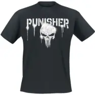 The Punisher - Marvel T-shirt - Punisher Graffiti - S XXL - för Herr - svart