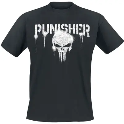 The Punisher - Marvel T-shirt - Punisher Graffiti - S XXL - för Herr - svart