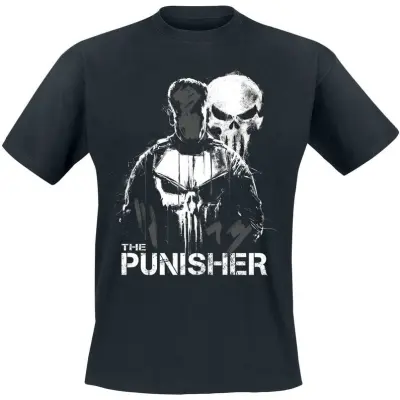 The Punisher - Marvel T-shirt - Silhouette - S XXL - för Herr - svart