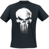 The Punisher - Marvel T-shirt - Skull - S 5XL - för Herr - svart