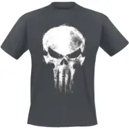 The Punisher - Marvel T-shirt - Skull - S XXL - för Herr - grå