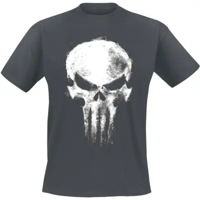 The Punisher - Marvel T-shirt - Skull - S XXL - för Herr - grå