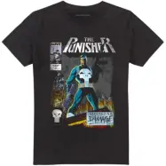 The Punisher - Marvel T-shirt - The Punisher - serieomslag i retrostil - M 3XL - för Herr - svart