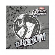 20 stk Thor Servietter 33x33 cm - Marvel Avengers Assemble