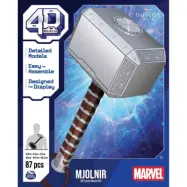 4D Build Pussel Marvel Mjölner Thors Hammer - Marvel -  Leksaksaffären