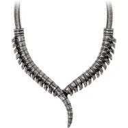Alchemy Gothic - Gothic Halsband - Thoracic Collar - för Dam - silverfärgad