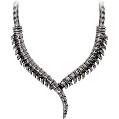 Alchemy Gothic - Gothic Halsband - Thoracic Collar - för Dam - silverfärgad