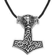 etNox hard and heavy Halsband - Thor's Hammer - för