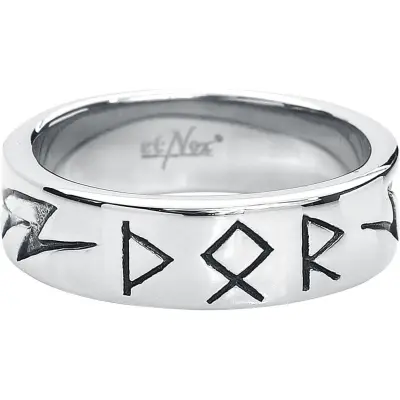 etNox hard and heavy Ring - Thor's Character - för  silverfärgad