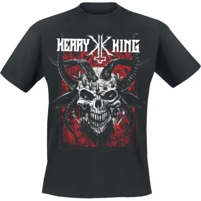 Kerry King T-shirt - Thorns Skull - S 4XL - för Herr - svart