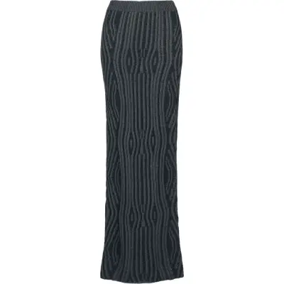 Killstar - Gothic Långkjol - Forest Fable - Thorned Woods Maxi Skirt - XS 4XL - för Dam - svart