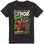 Marvel - Marvel T-shirt - Thor - serieomslag i retrostil - M 3XL - för Herr - svart