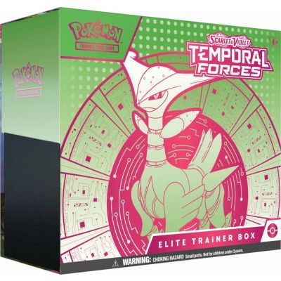 Pokemon Scarlet&Violet Temporal Forces Elite Trainer Box Iron Thorns (Grön)