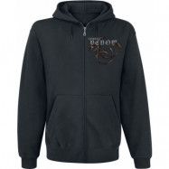 Alchemy England - Gothic Luvjacka - Copper Venom Zip Hoodie - M XXL - för Herr - svart