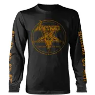 Venom Långärmad tröja - Welcome To Hell (Gold) - M XL - för Herr - svart