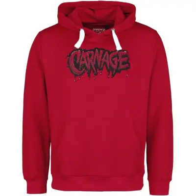 Venom (Marvel) - Marvel Luvtröja - Carnage - X Face - M XXL - för Herr - röd