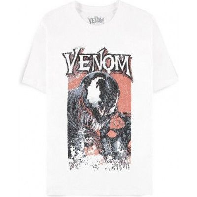 Venom (Marvel) - Marvel T-shirt - Destroyed - M XXL - för Herr - vit