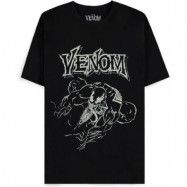 Venom (Marvel) - Marvel T-shirt - Stencil - S XXL - för Herr - svart