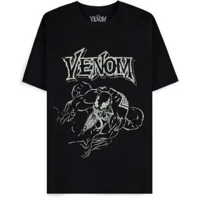 Venom (Marvel) - Marvel T-shirt - Stencil - M XXL - för Herr - svart