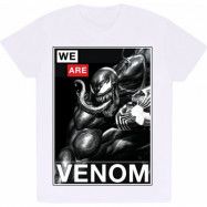 Venom (Marvel) - Marvel T-shirt - Venom Poster - S XXL - för Herr - vit