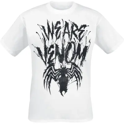 Venom (Marvel) - Marvel T-shirt - We Are Venom - S XXL - för Herr - vit