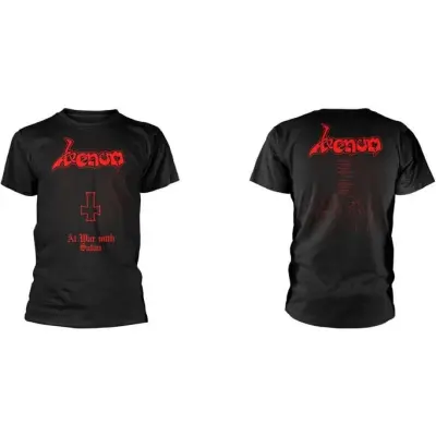 Venom T-shirt - At War With Satan - S 3XL - för Herr - svart