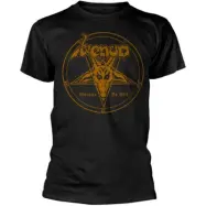 Venom T-shirt - Welcome To Hell (Gold) - L XXL - för Herr - svart