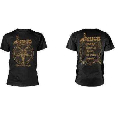 Venom T-shirt - Welcome to hell - S 3XL - för Herr - svart